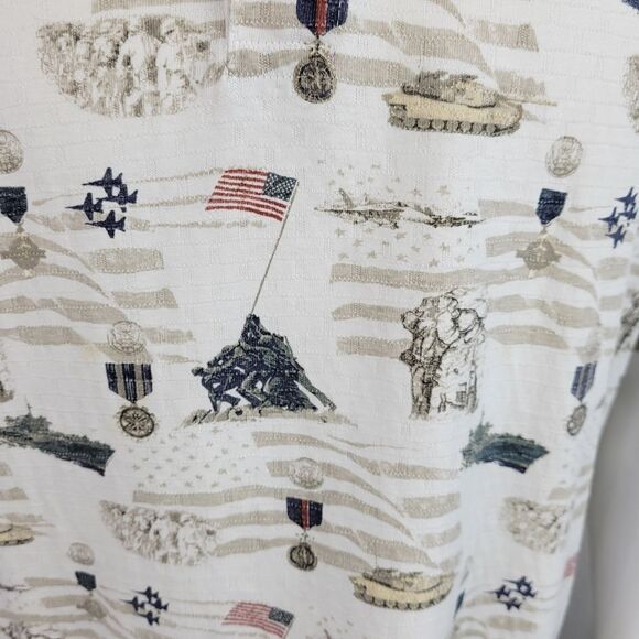 Cotton Traders Sport Military Theme Cotton Polo - Picture 3 of 7